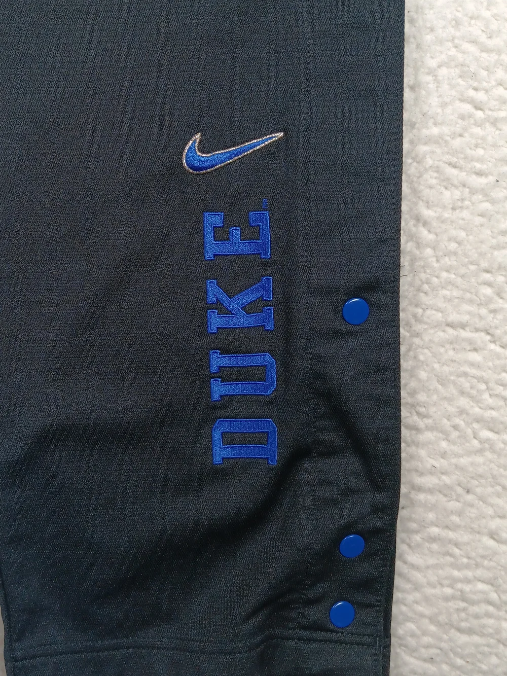 Vintage Nike Pants Mens Large Black Elite Breakaway Tear Away Duke University